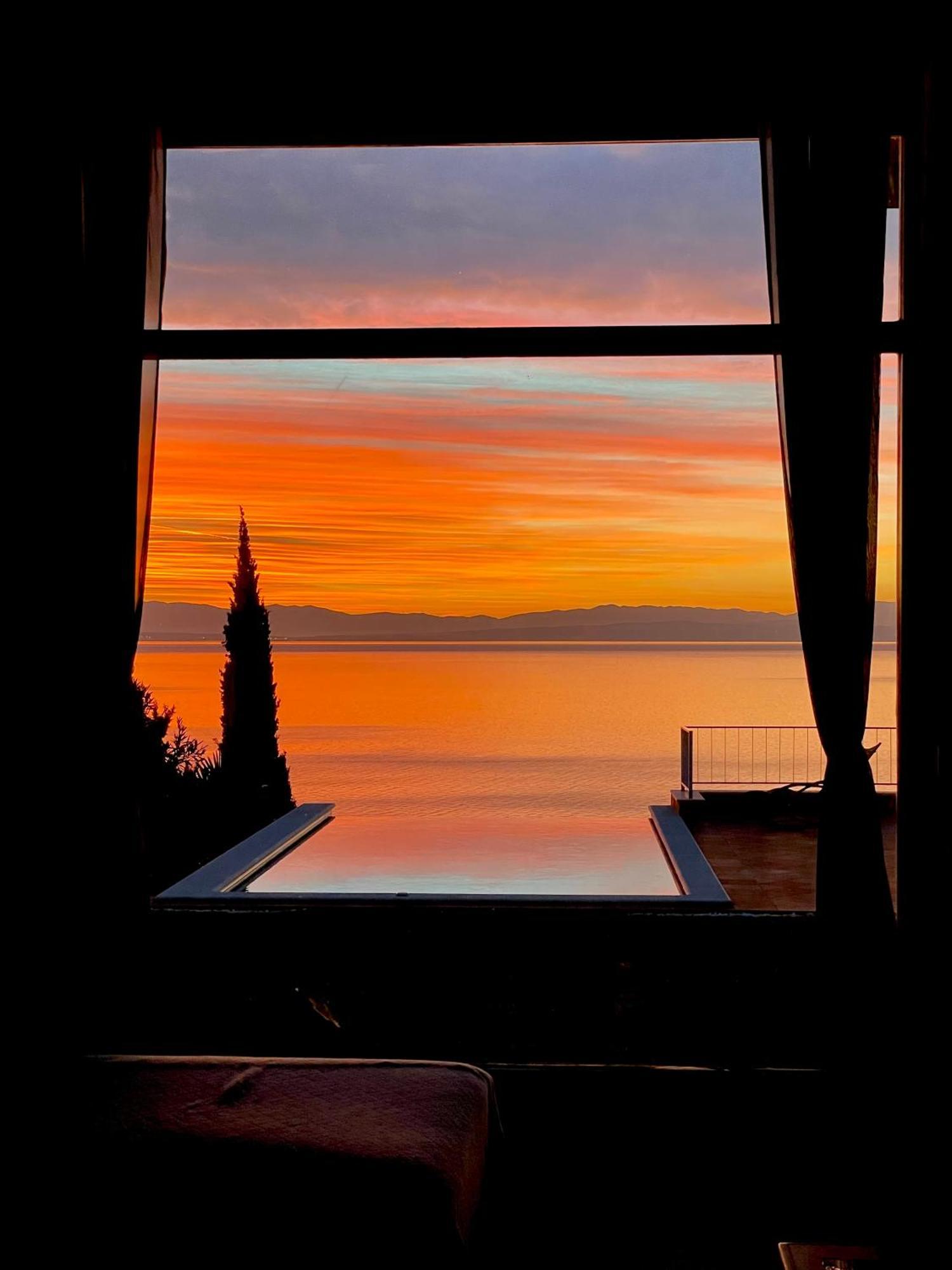 Villa Lovran - 150M To The Beach - Infinity Pool - Incredible Sea View - Fitness Room Εξωτερικό φωτογραφία