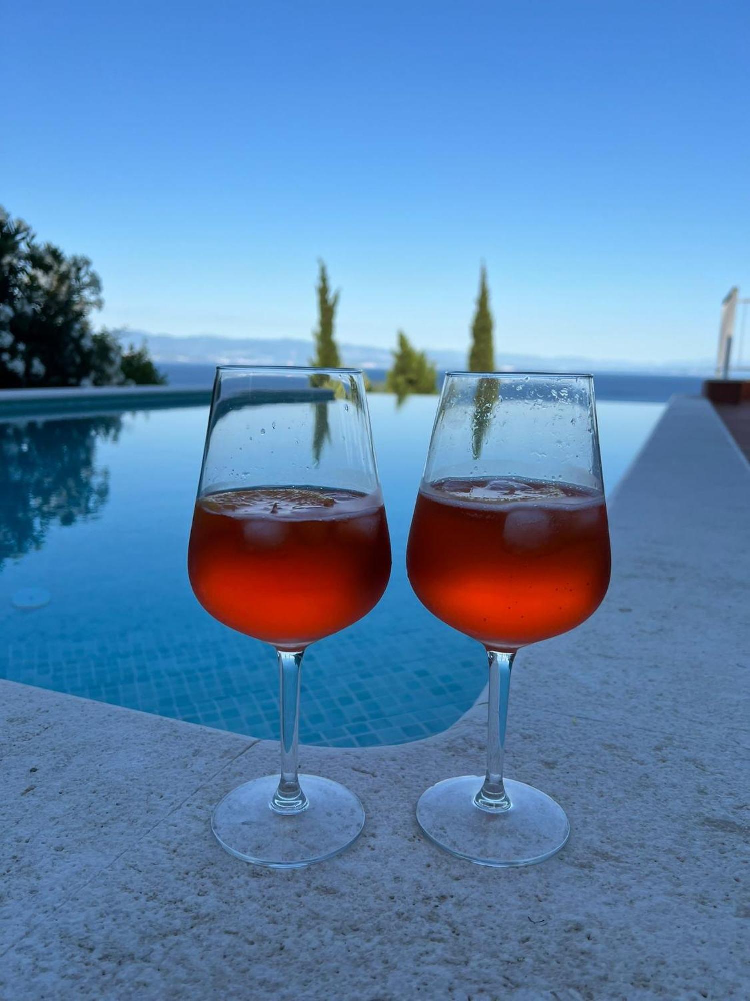 Villa Lovran - 150M To The Beach - Infinity Pool - Incredible Sea View - Fitness Room Εξωτερικό φωτογραφία
