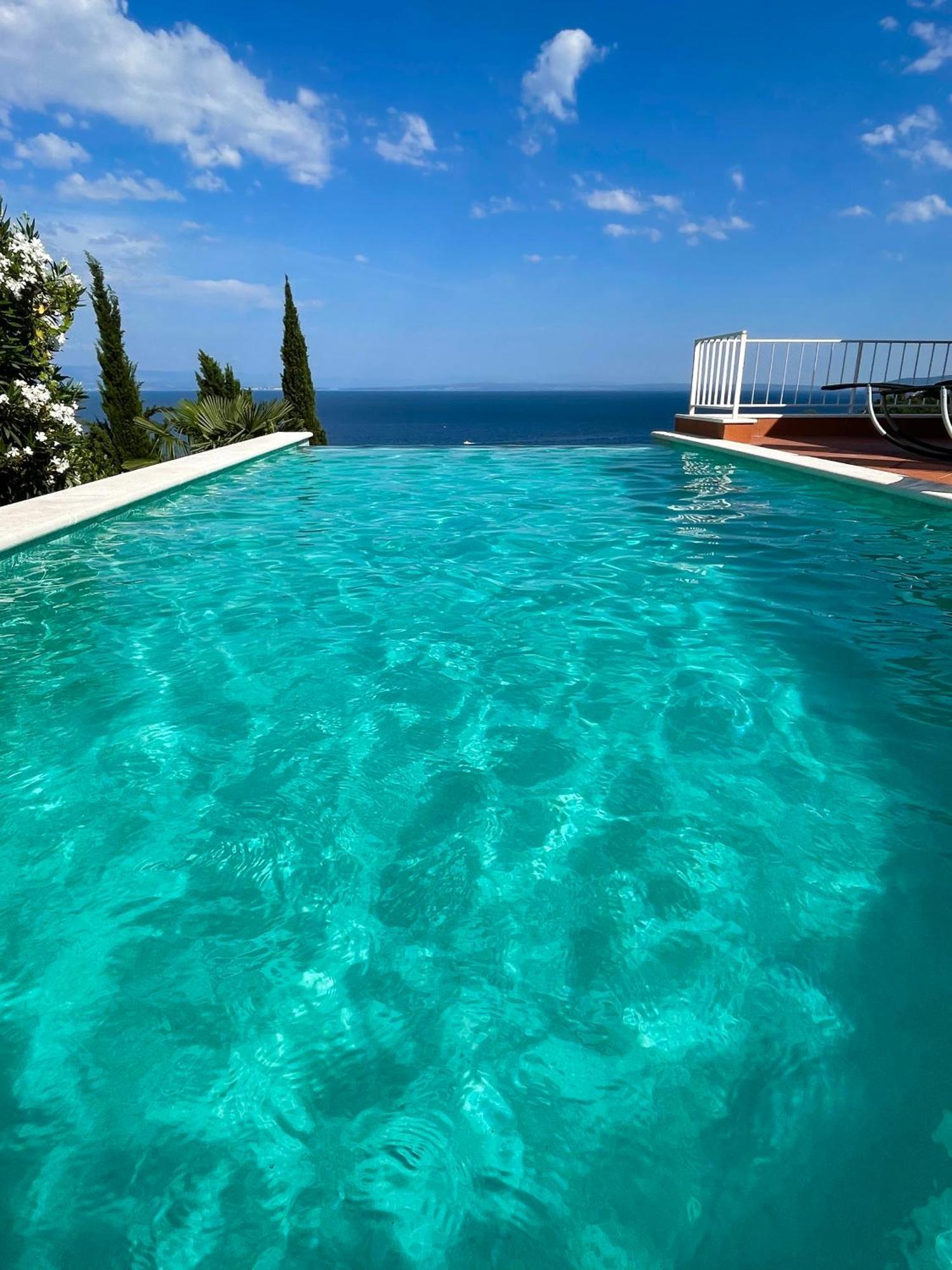 Villa Lovran - 150M To The Beach - Infinity Pool - Incredible Sea View - Fitness Room Εξωτερικό φωτογραφία